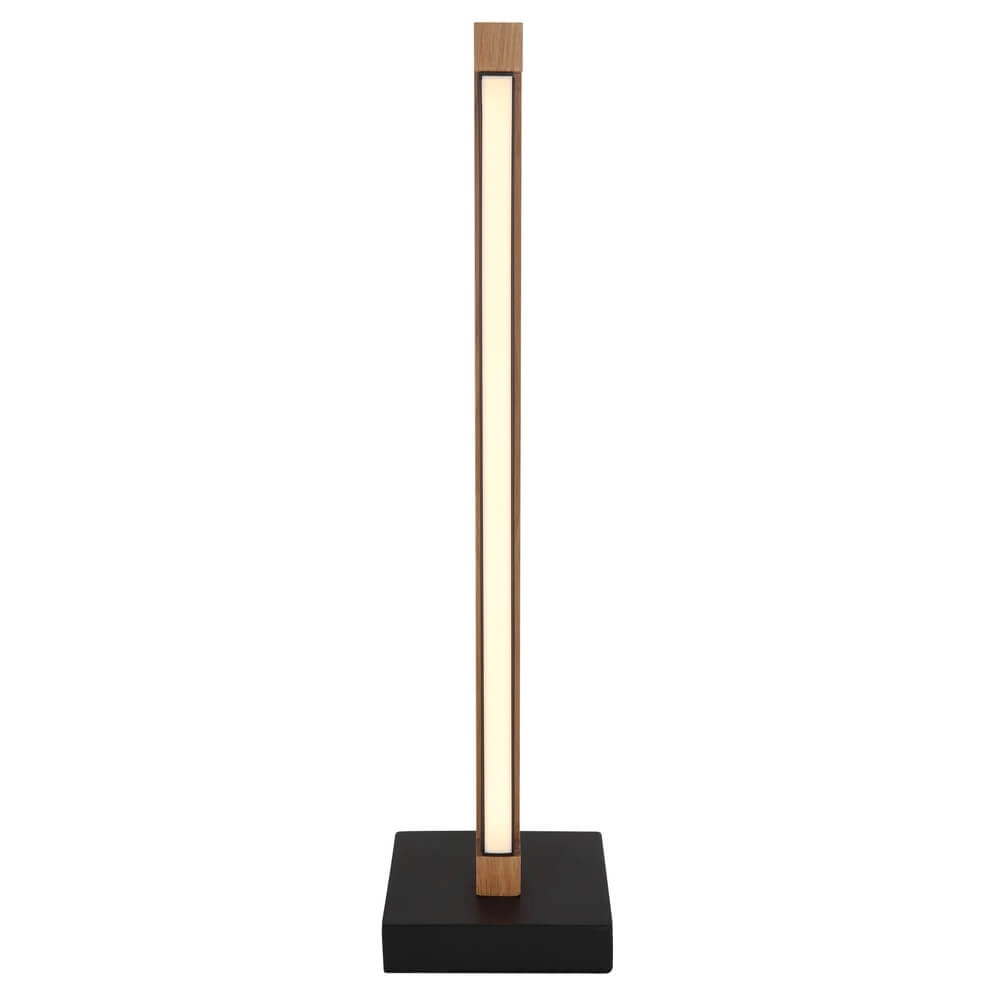 Lampe de table design Starla noir avec bois 48cm Globo 9007371459292