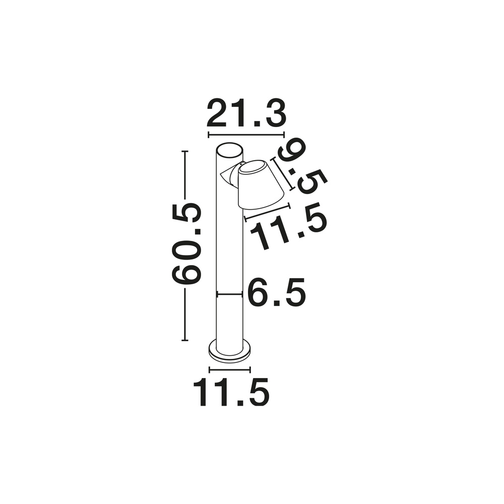Lampe de jardin conçue Bell Noir Lyora 5212017488114