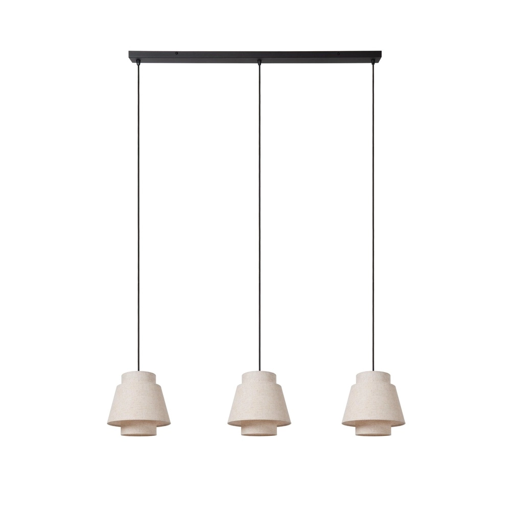 Lampe suspendue Tribute Crème 3 lumières