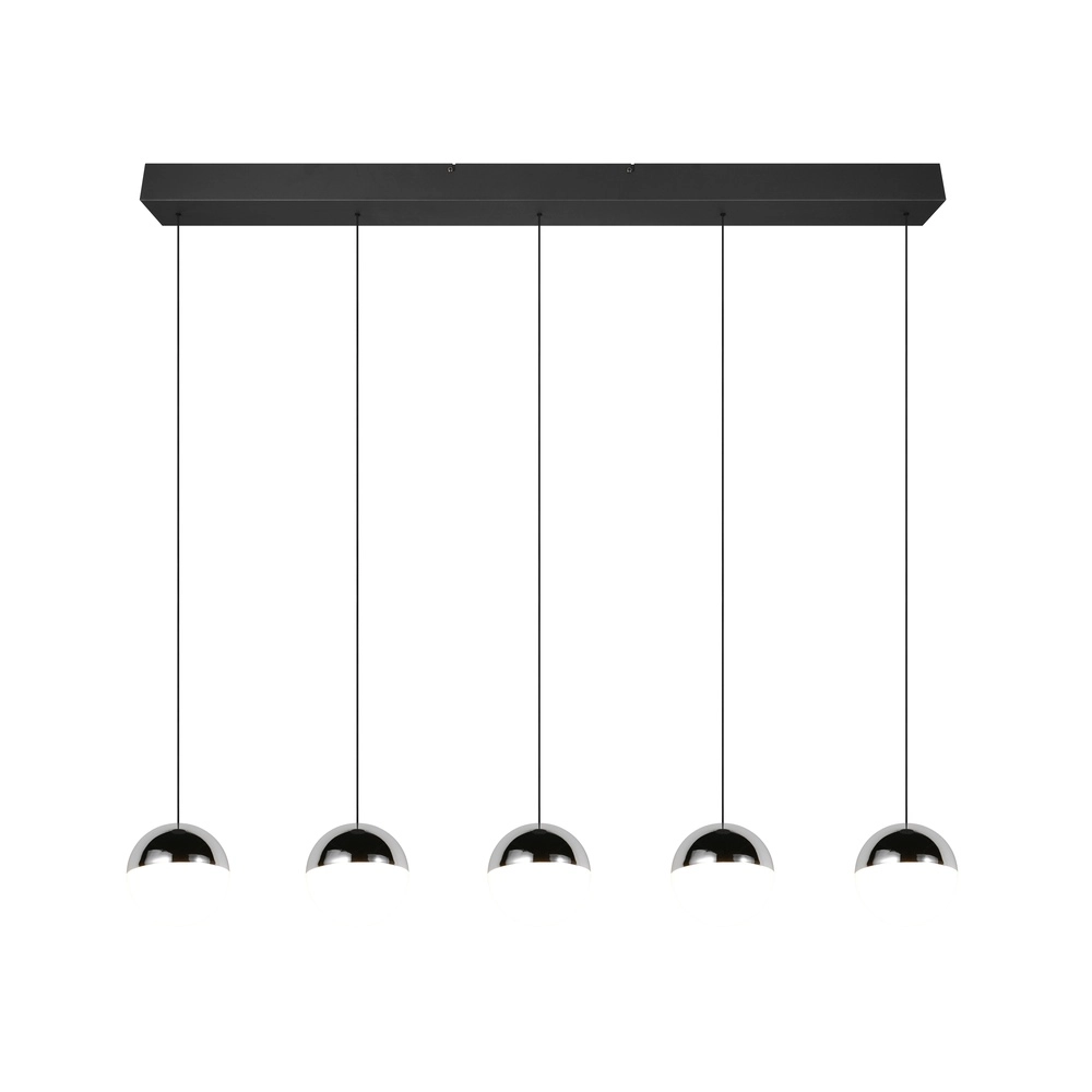Lampe suspendue à 5 lumières Senta Chrome Trio 4017807685855
