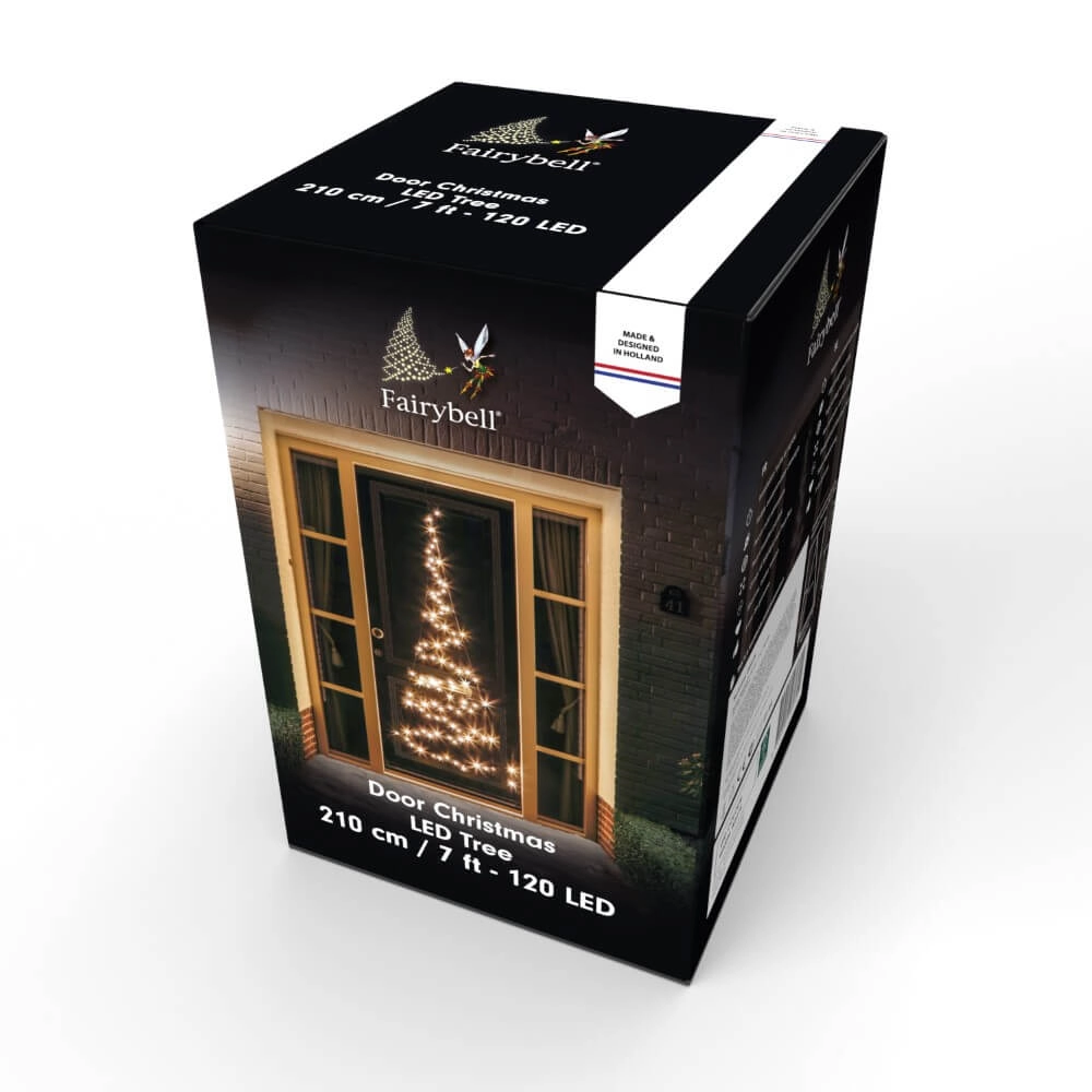 Door - 2,1 meter - 120 Led - Warm White - Twinkle Fairybell 8720512260908