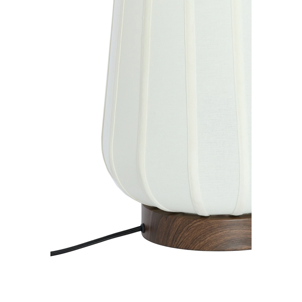 Lampe de chevet Bibury Ø 20cm - lin blanc Light & Living 8717807794217