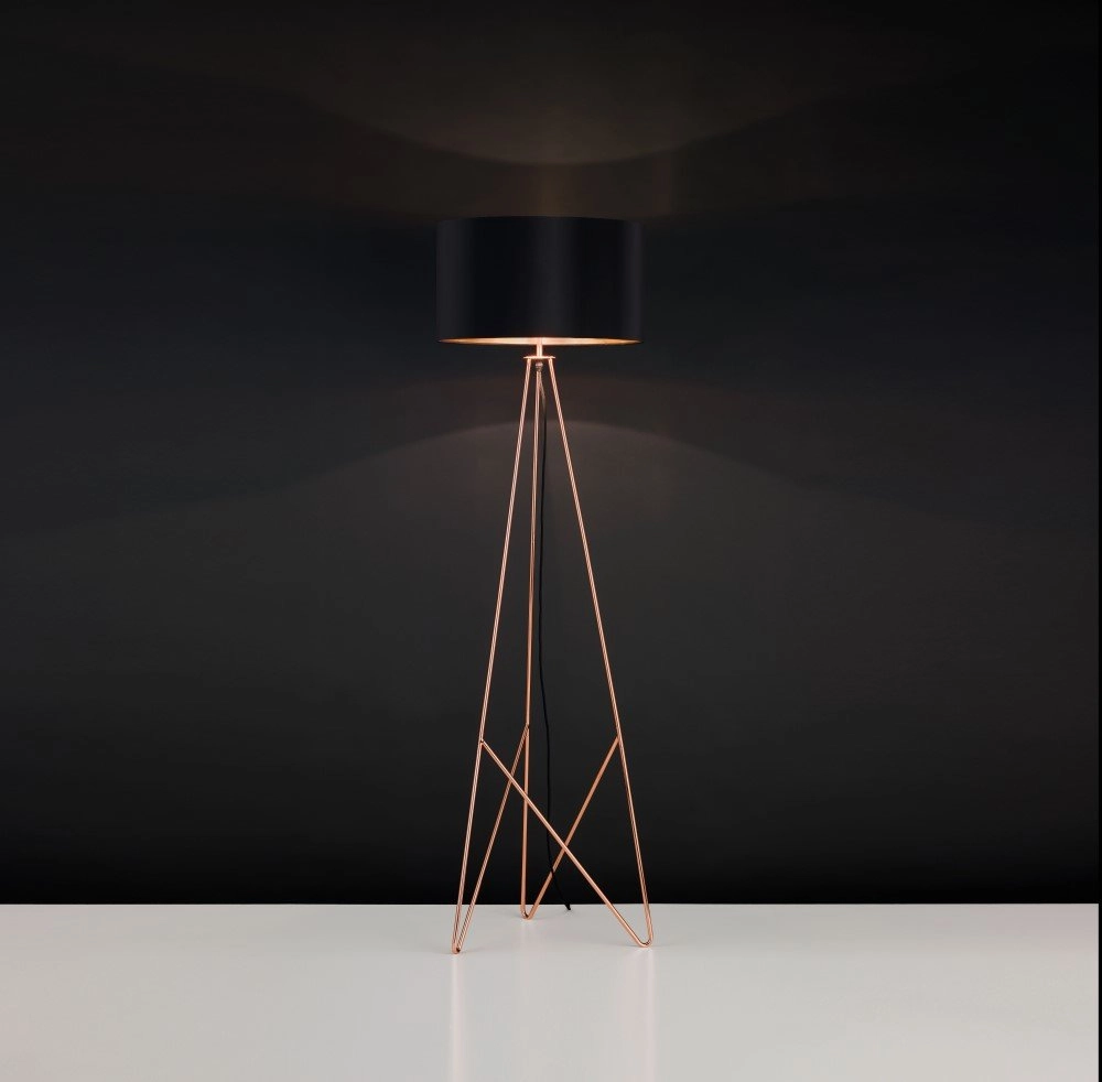 Lampadaire Camporale cuivre rouge avec abat-jour noir Stars of Light 9002759392291