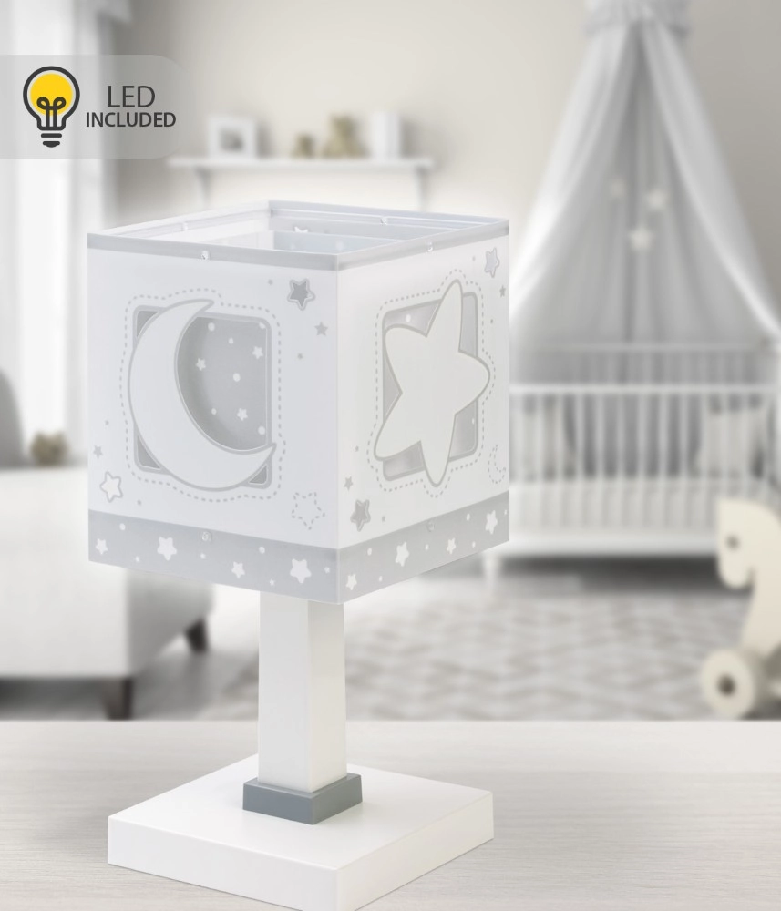 Lampe de table Moonlight lueur dans le blanc foncé Dalber 8420406002422