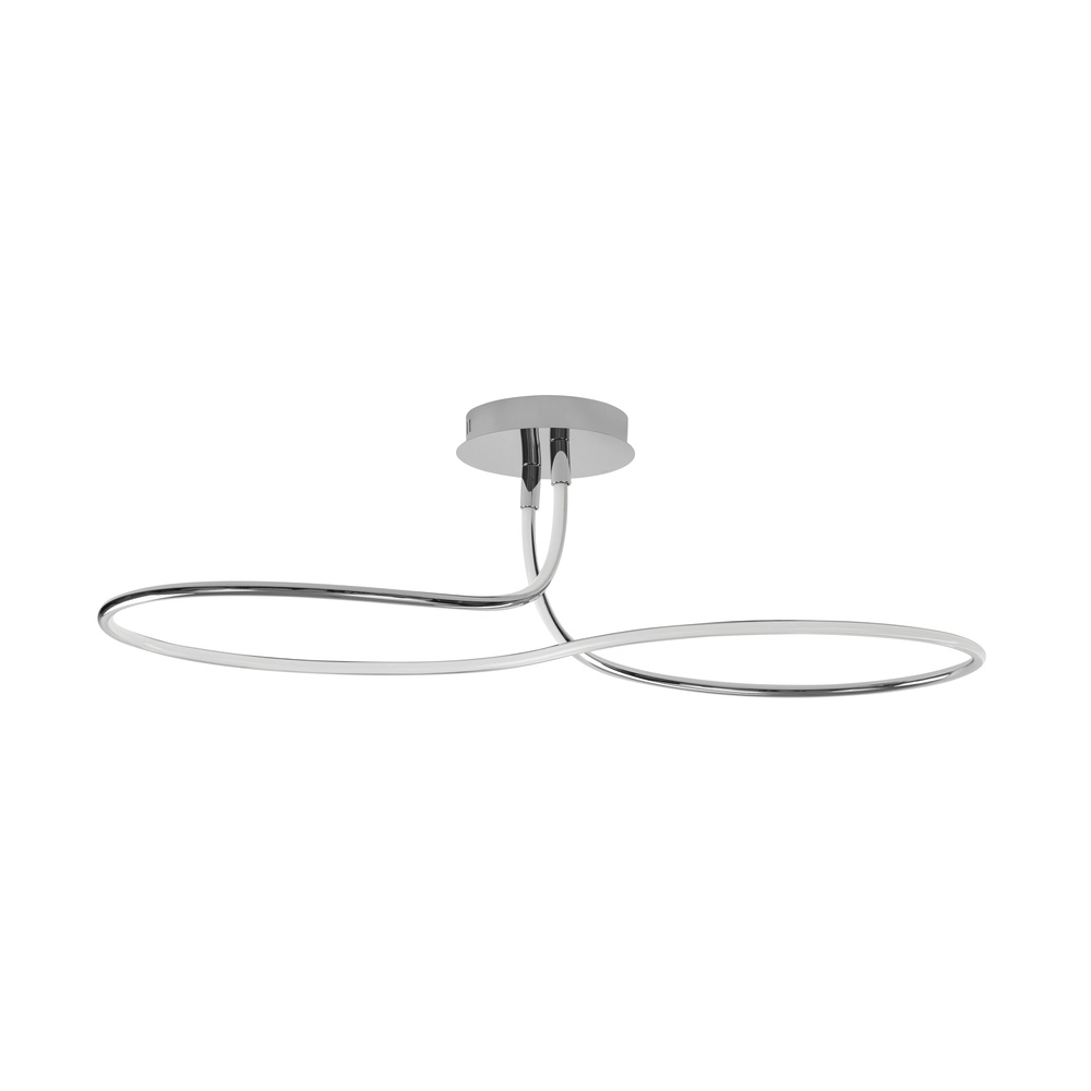 Plafonnier Fungo Boucle chromée Lyora 5212017419873