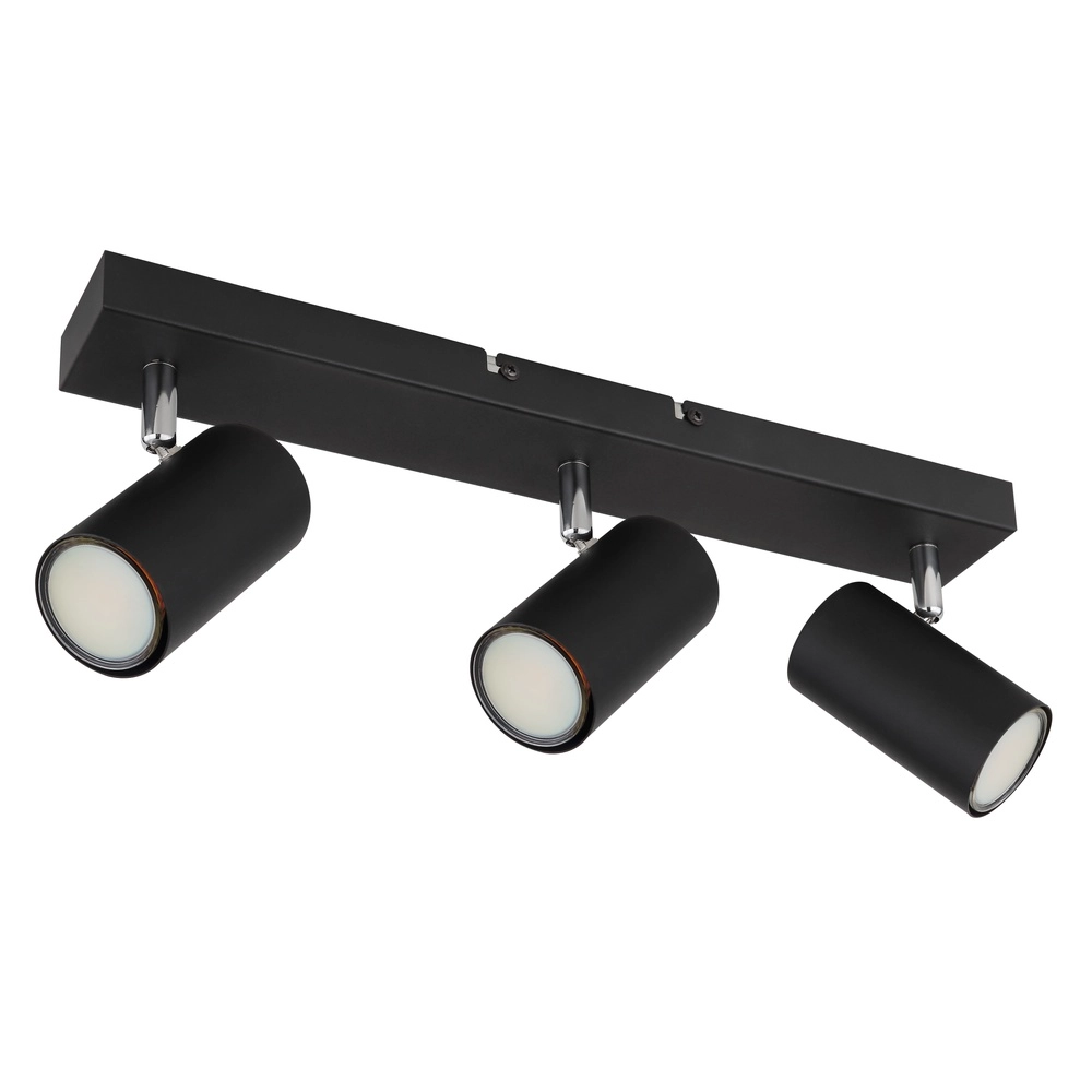 Lampe de plafond à 3 lampes Robby Noir Globo 9007371439522