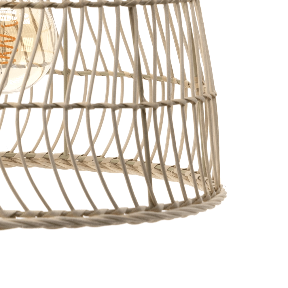 Lampe suspendue en osier Ayesgarth Ø 33 cm Eglo 9002759438661