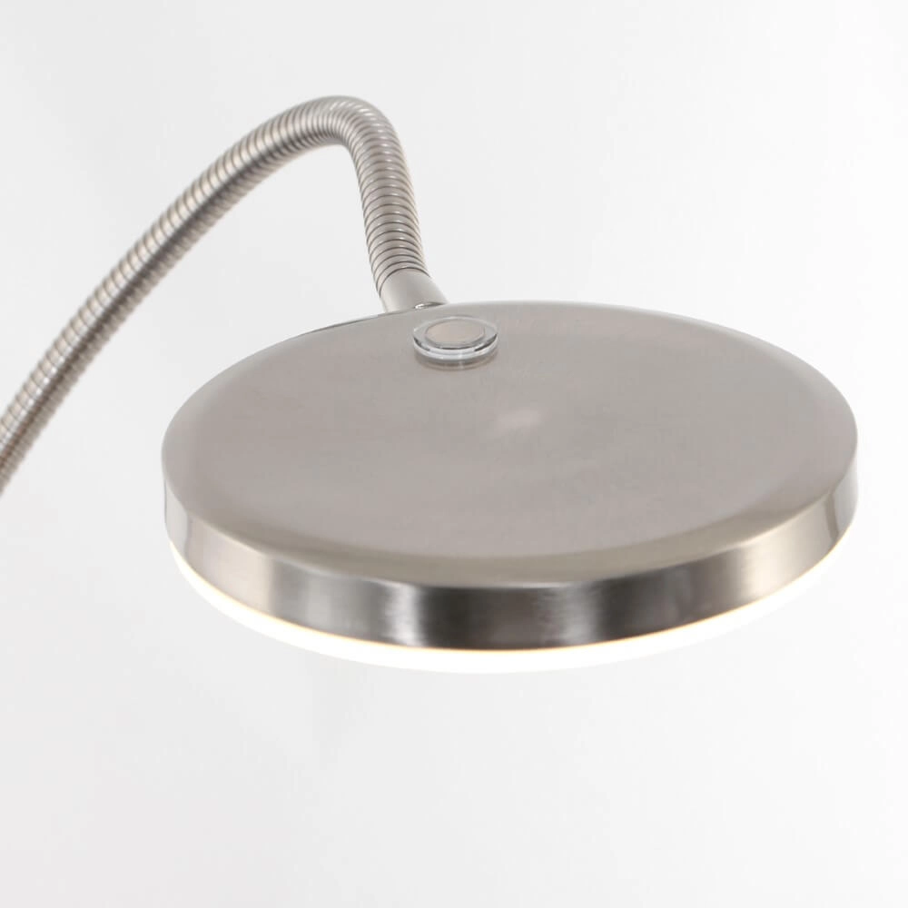 Lampe de lecture LED flexible Platu Acier inoxydable Steinhauer 8712746151503