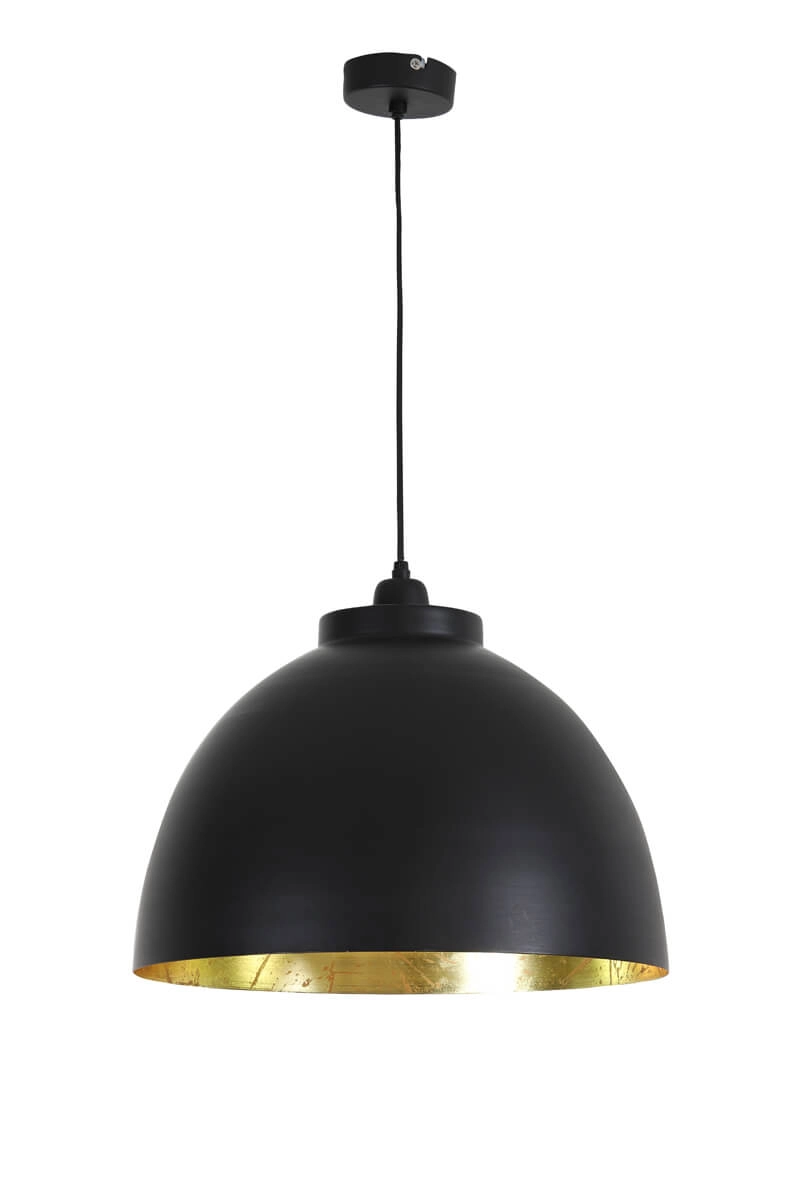 Lampe suspendue Country Kylie noir Ø 45cm Light & Living 8717807059477