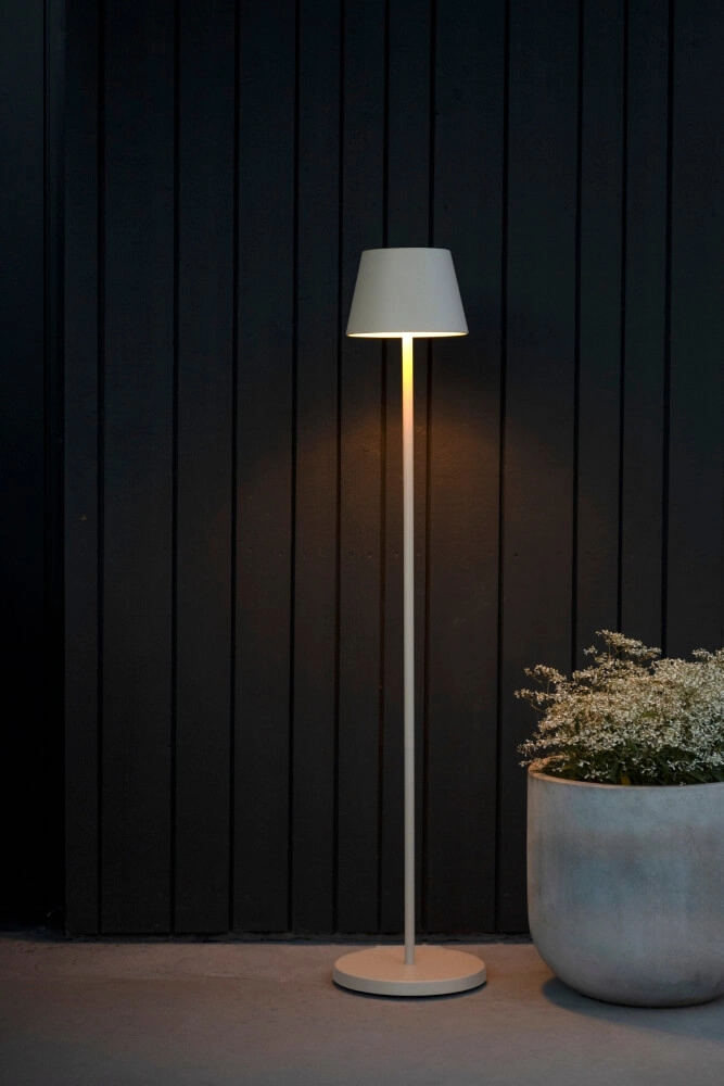 Lampadaire rechargeable Pomezia Medium brun sable KonstSmide 7318307841336