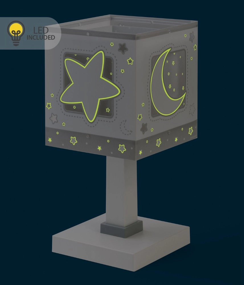 Lampe de table Moonlight lueur dans le blanc foncé Dalber 8420406002422