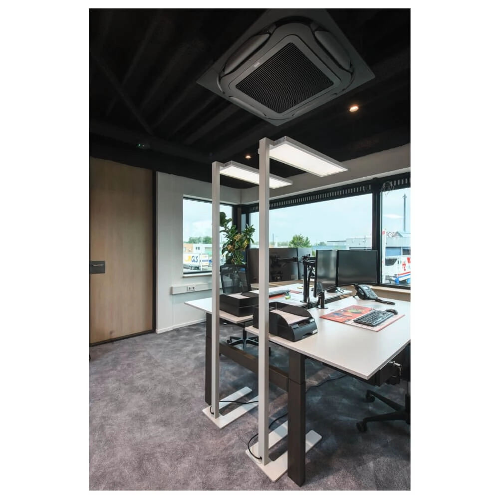 Lampadaire de bureau LED Worklight Pro blanc - simple SLV 4024163277990