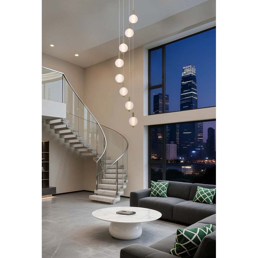 Suspension design Luminique 8 lumières Searchlight 5053423297200