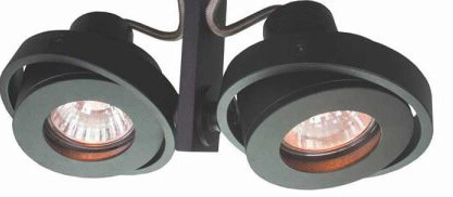 Spot noir en surface Meist 2 lumières Artdelight 8719831731824