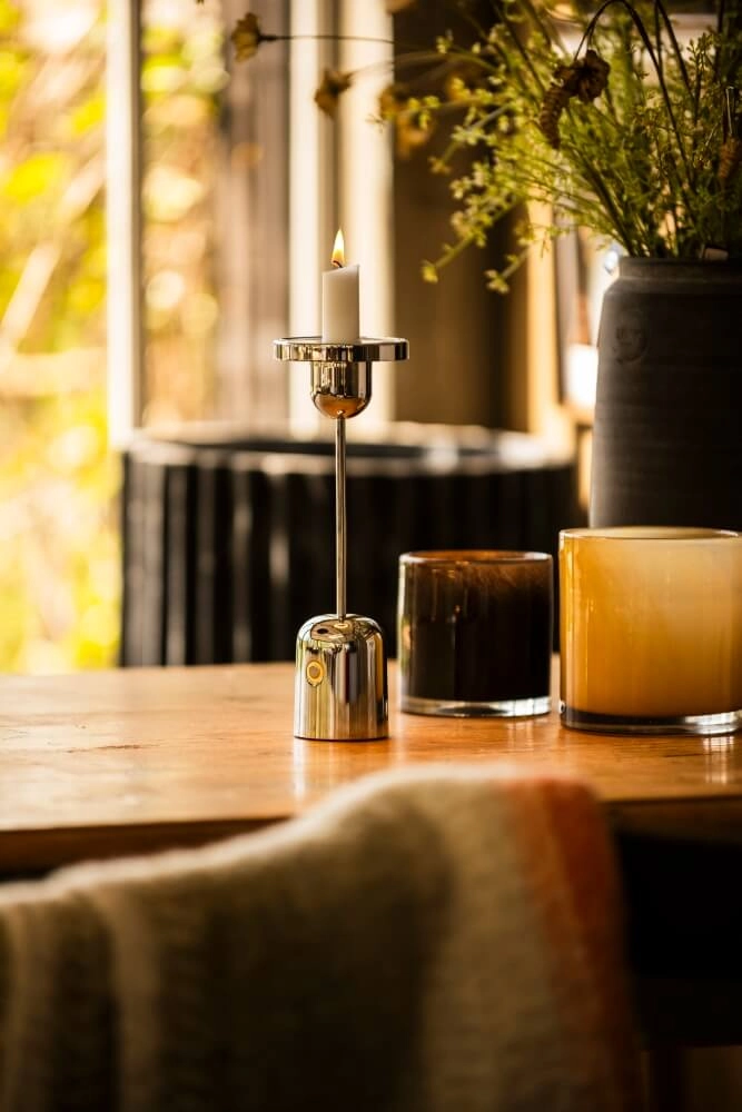 Lampe de table rechargeable Cassis Acier inoxydable pour chandelier KonstSmide 7318307832006