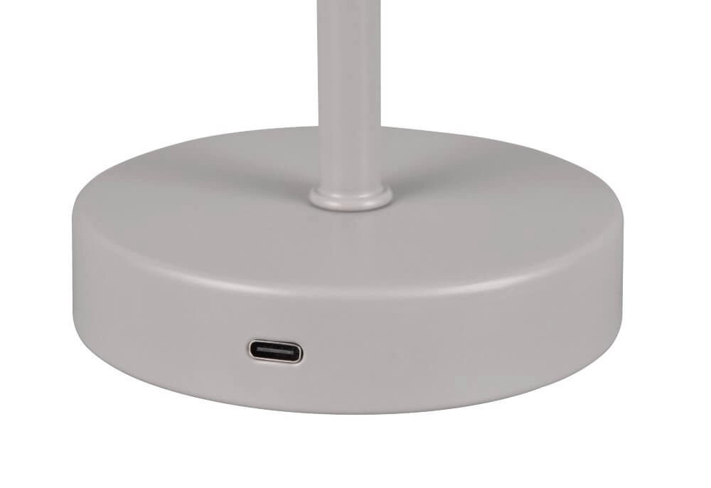 Lampe de table Jeff gris Trio 4017807575156