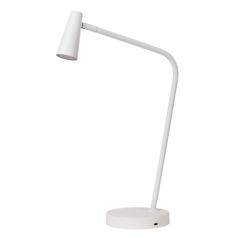 Lampe de table rechargeable Stirling Blanc