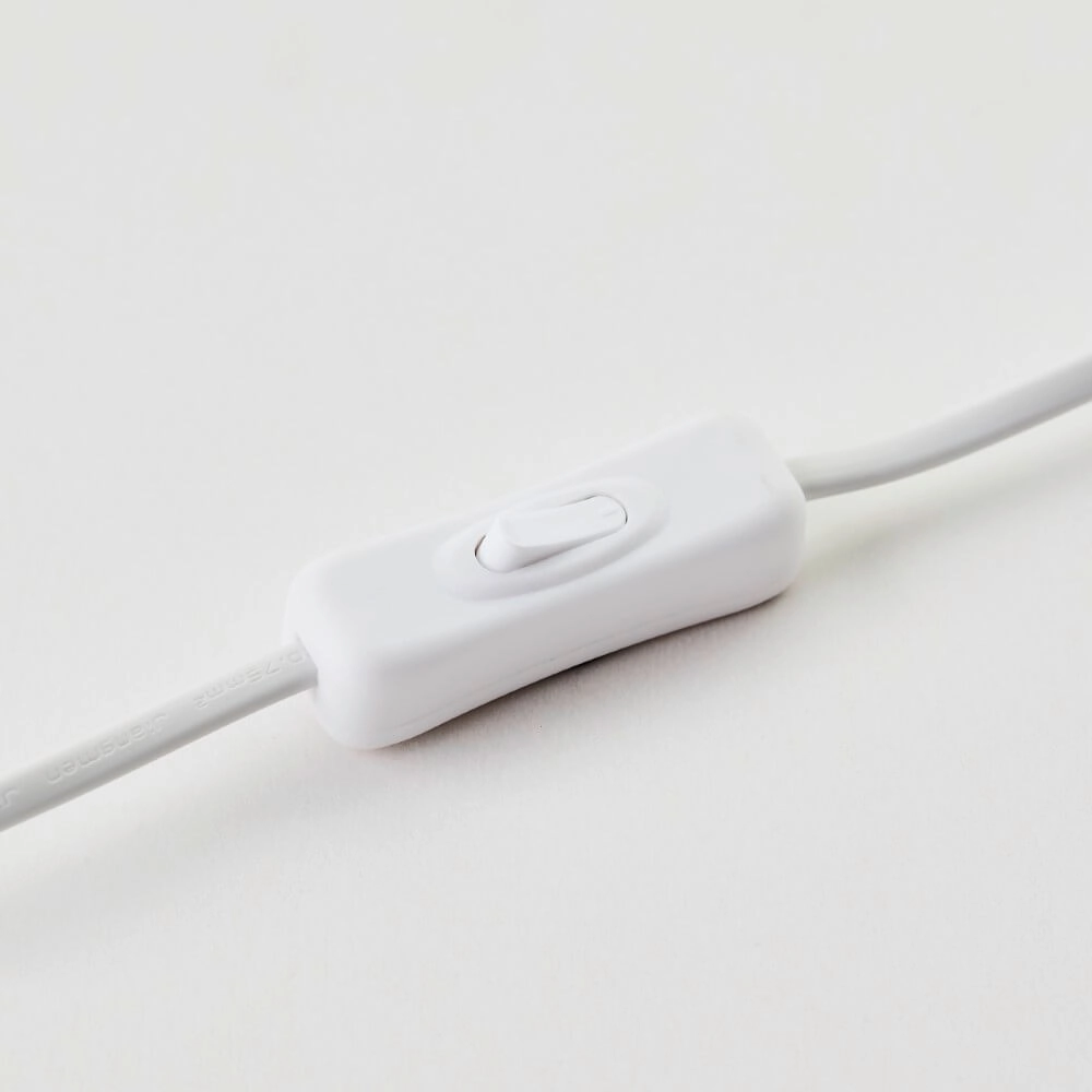 Lampe de table Ilysa blanc avec du gris Brilliant 4004353412370