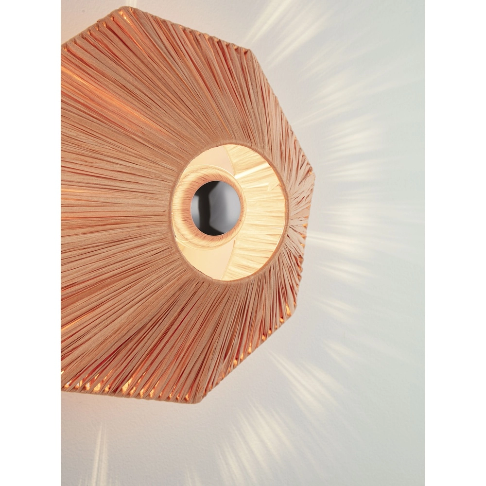Lampe murale Elvio terre cuite Ø 30cm Lyora 5212017493873