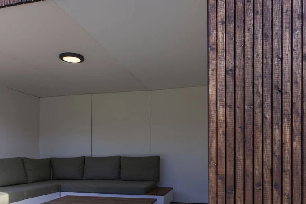 Plafonnier rond Kayah noir Lutec 6939412014845