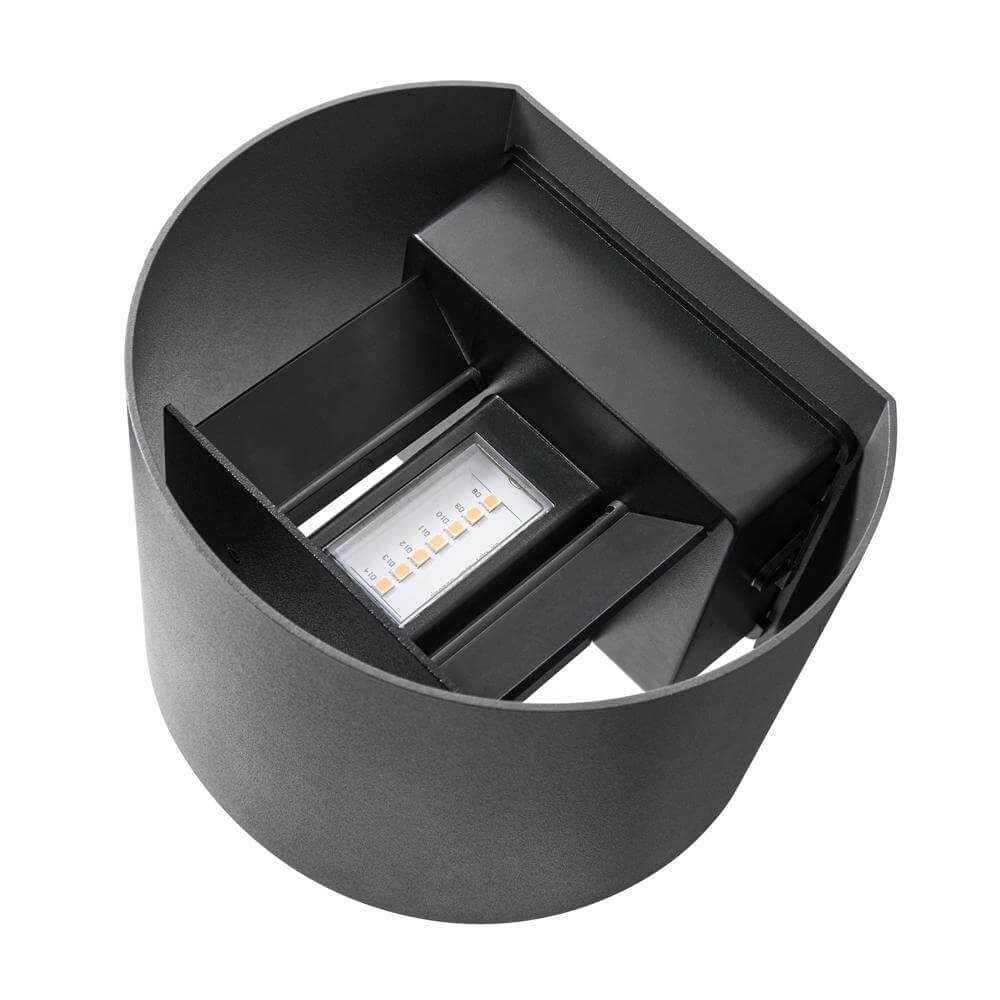 Spot rond en saillie Milda anthracite Nordlux 5704924017742