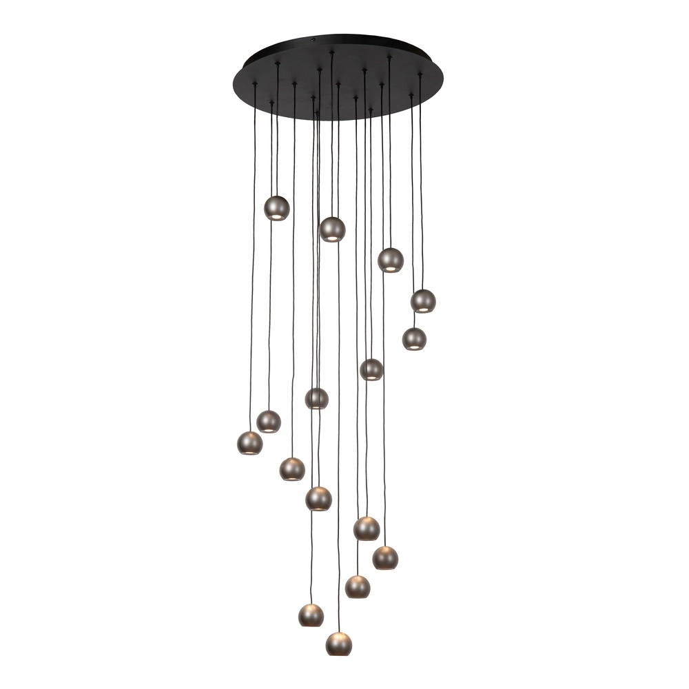 Lampe pendante Vide Design Montana 16 gris clair