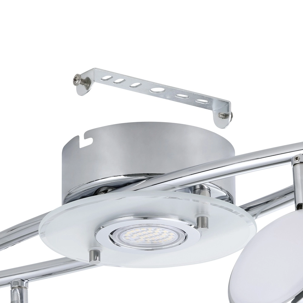 Lampe de plafond à 4 lumières Salto Chrome Eglo 9002759328290