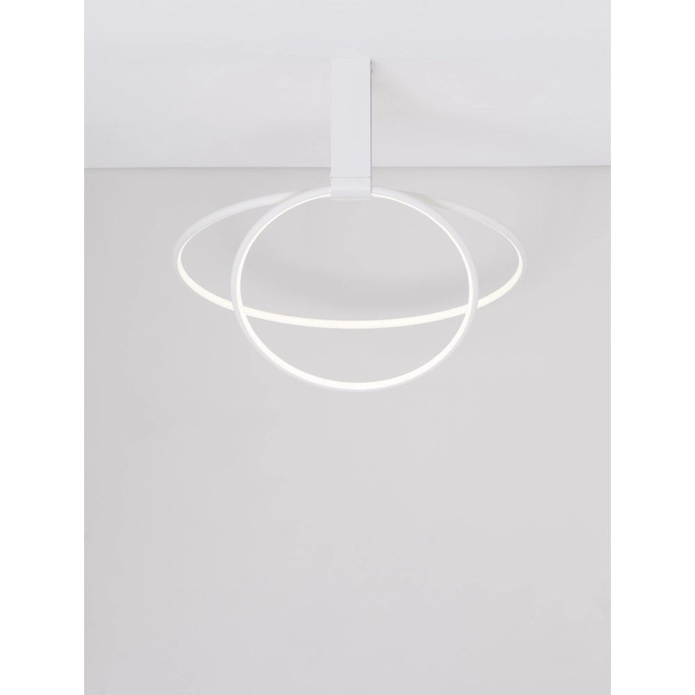Plafonnier design Garve blanc Ø 40cm et Ø 60cm Plafonnier design Garve blanc Ø 40cm et Ø 60cm