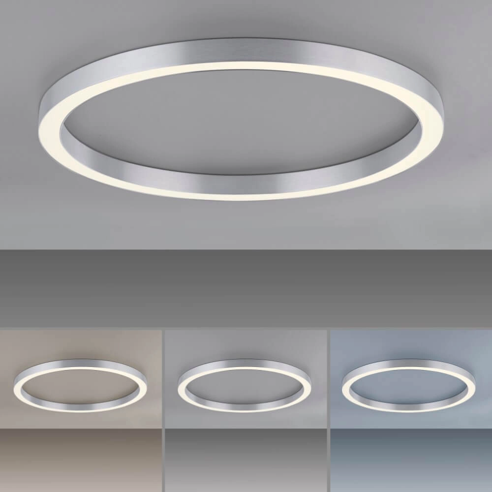 Lampadaire rond Pure Lines Round Ø 70cm en aluminium Paul Neuhaus 4012248373538