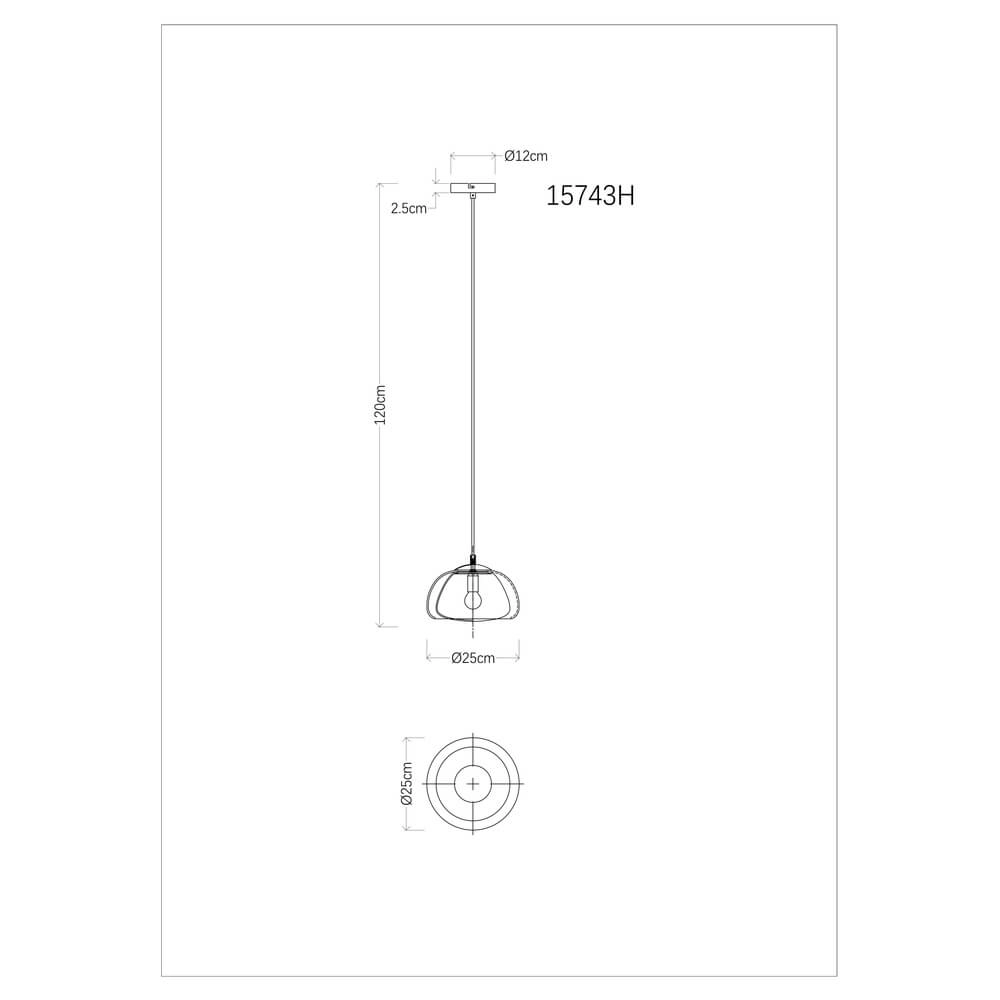Suspension design Jella simple Ø 25cm Globo 9007371458905