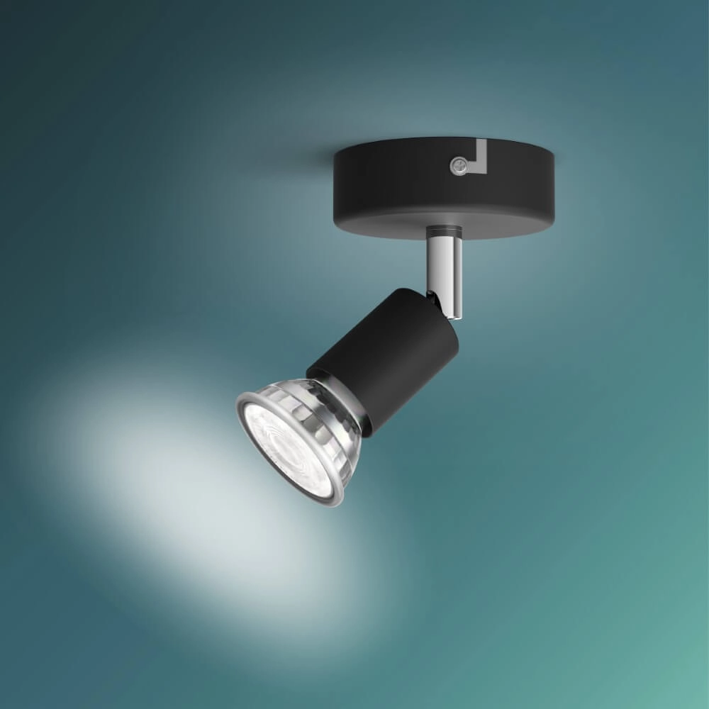 Spot mural noir Limbali Philips 8719514465213