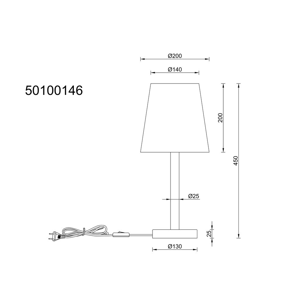 Lampe de table Joris bois Globo 9007371510818