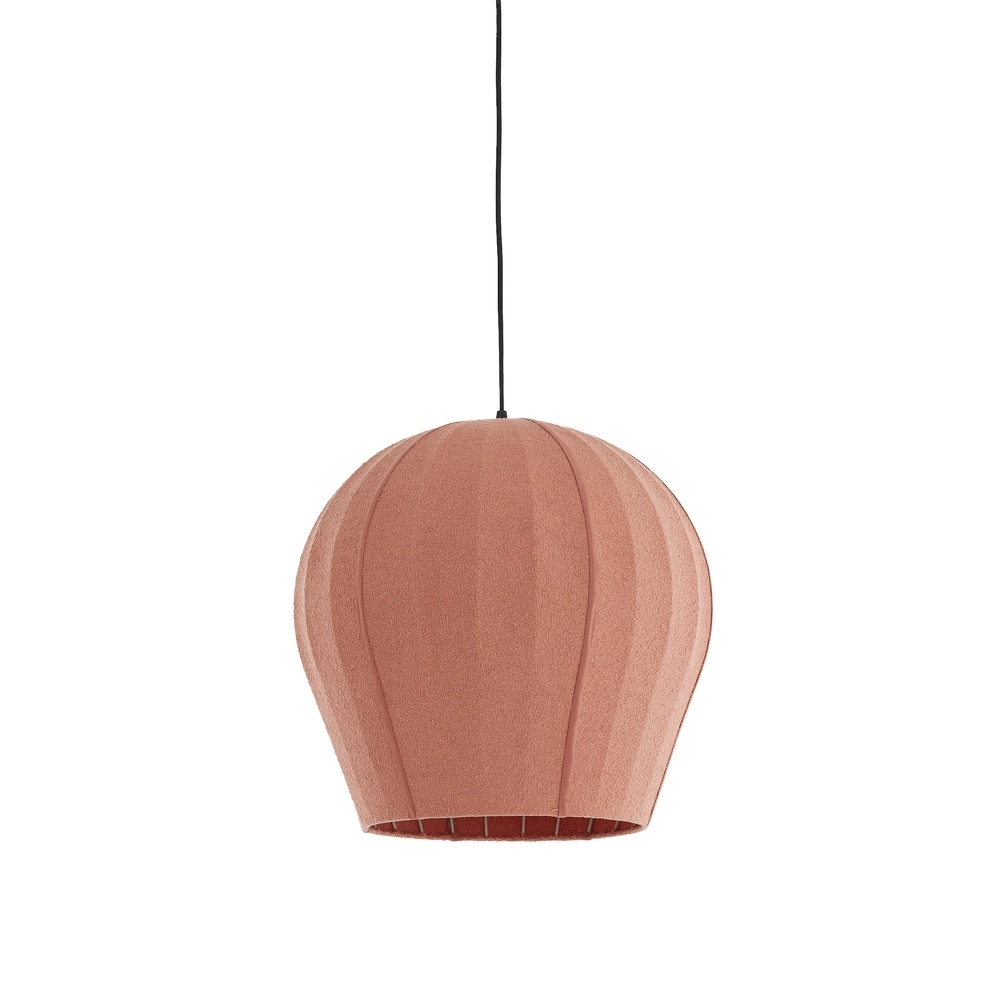 Lampe suspendue Bouclé Zagori Ø 44cm - corail