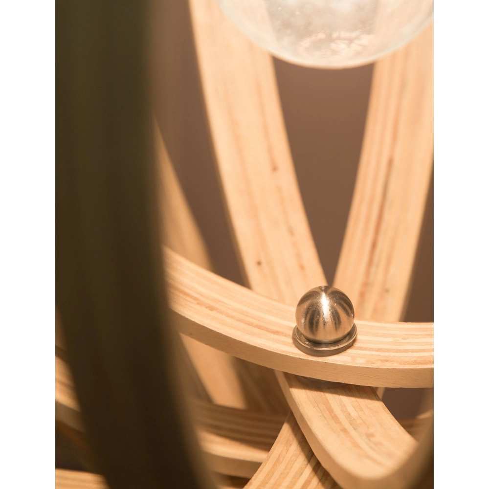 Suspension moderne Asco bois Ø 43cm Lyora 5212017424945