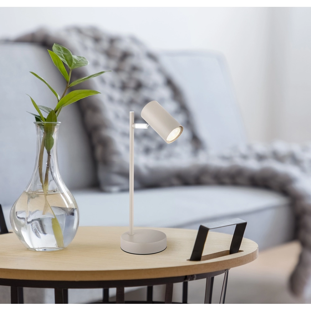 Lampe de table Robby brun sable Globo 9007371566693