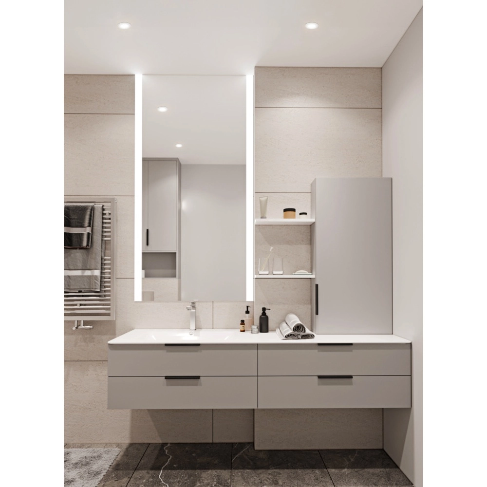 Lot de 3 spots encastrés Barranco blanc Ø 8,4cm IP44 - 4000K Eglo 9008606359301