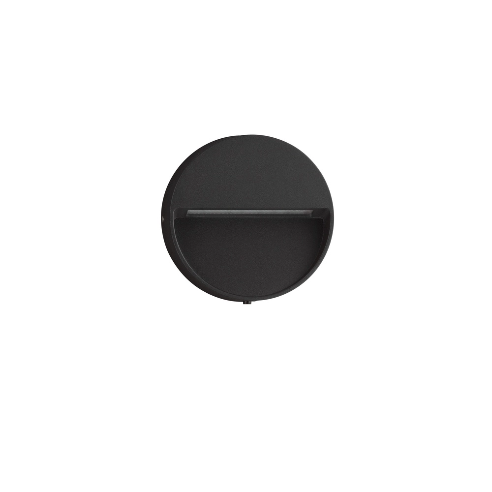 Lampe murale ronde Sete Noir Lyora 5212017497925