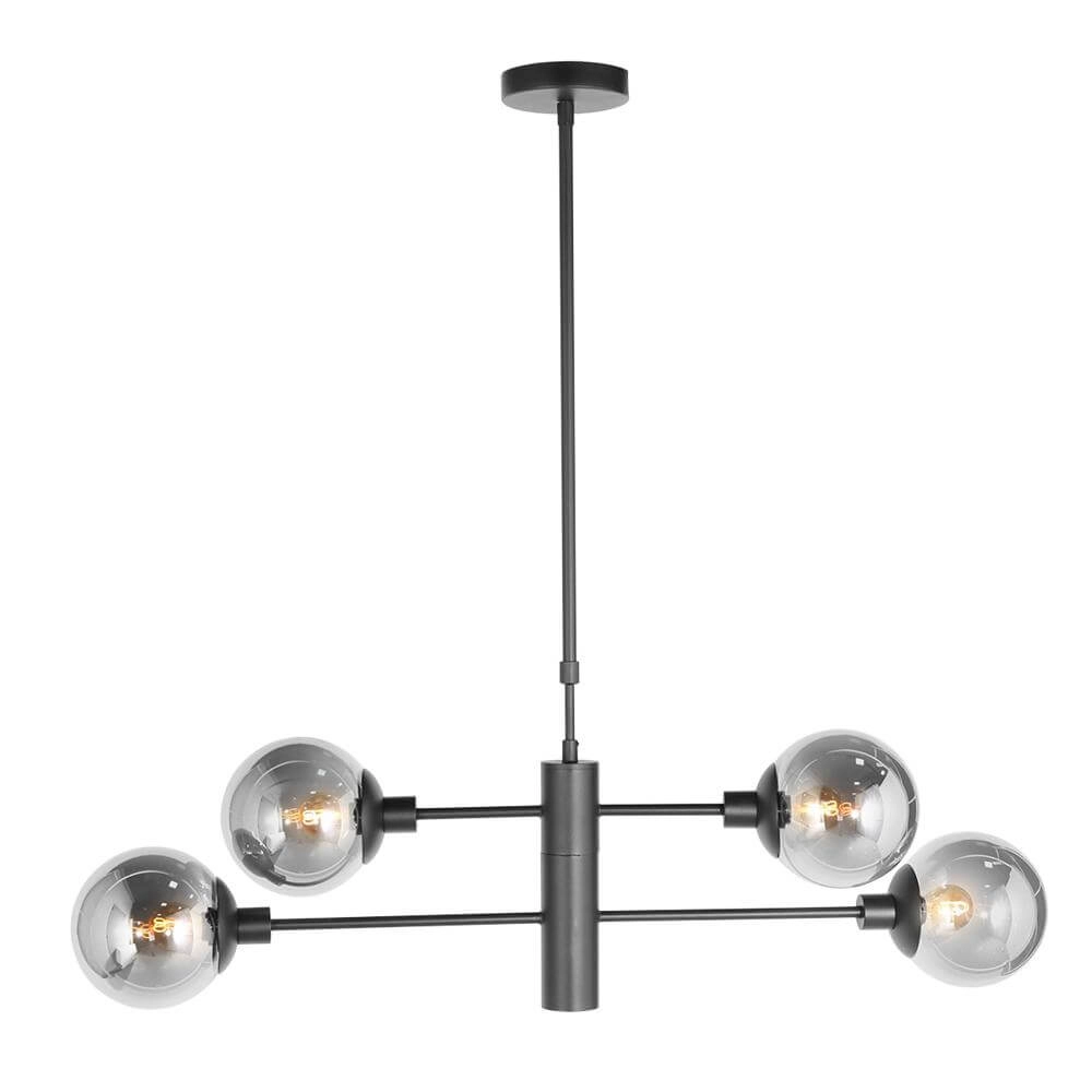 Suspension design Constellation noir avec verre fumé Steinhauer 8712746173031