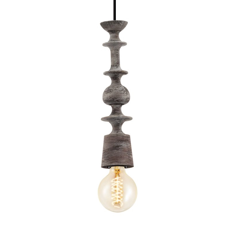 Lampe à suspension Avoltri Large Patine noire Lampe à suspension Avoltri Large Patine noire