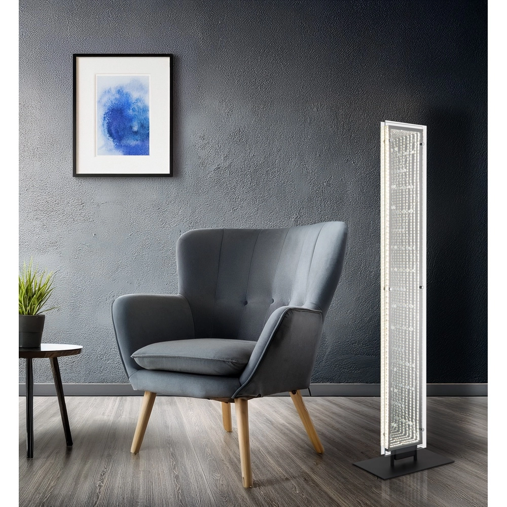 Lampe de pied Mirrora Noir Globo 9007371572854