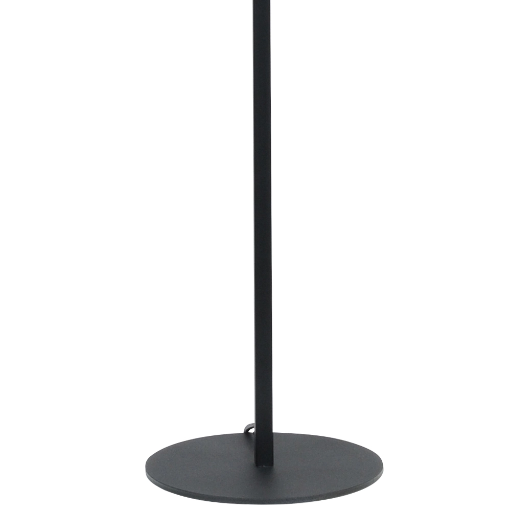 Lampadaire noir Venus 150cm avec abat-jour marron Masterlight 8718121204260