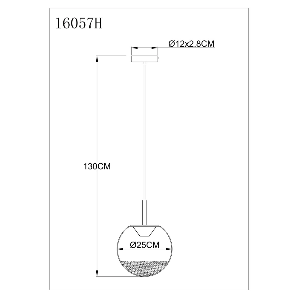 Lampe pendante de conception Severin noir avec verre ambré Globo 9007371546930