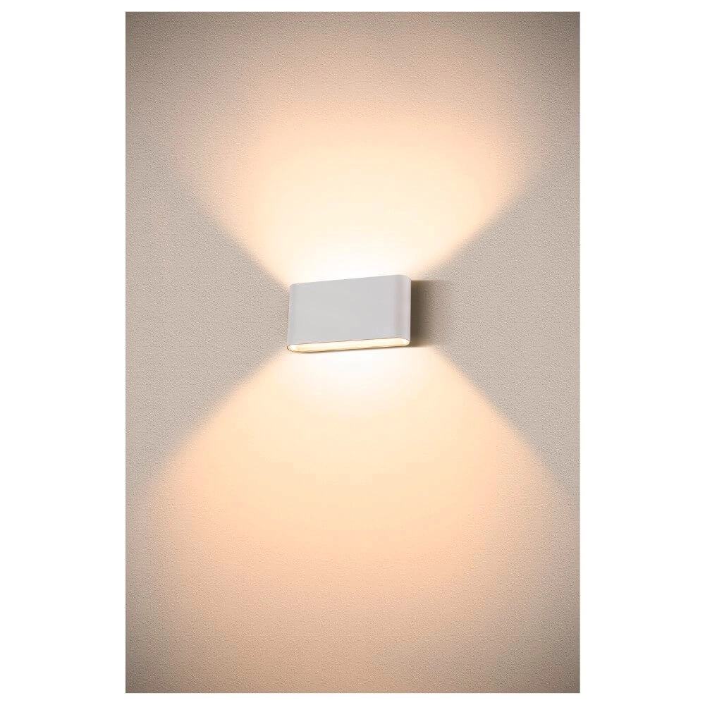 Spot mural LED Oval 18 Haut et bas - blanc SLV 4024163273435