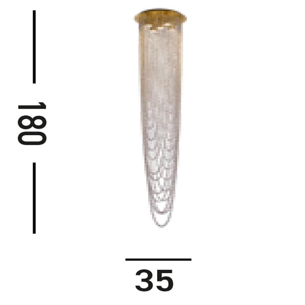 Suspension orientale Swoop 5 lumières Searchlight 5053423271903