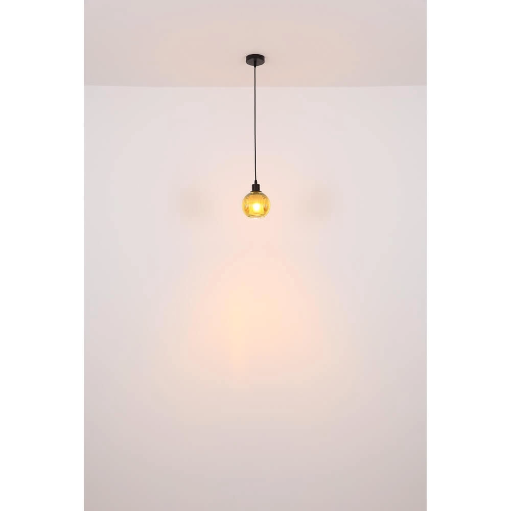 Suspension Zumba verre vert Ø 15cm Globo 9007371458813