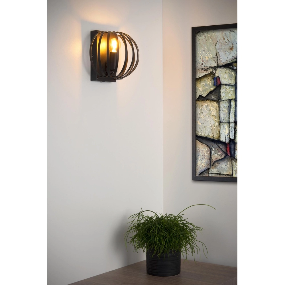 Lampe murale Manuela Noir Lucide 5411212782762