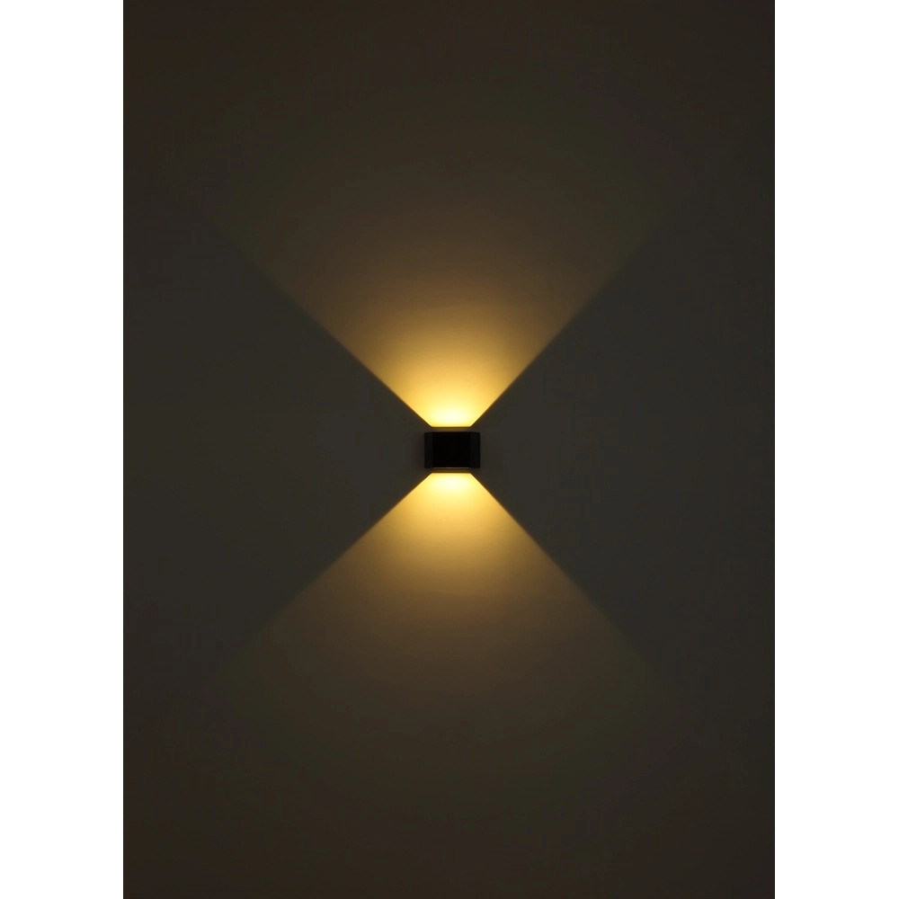 Lampe murale solaire Helion Noir Globo 9007371448012