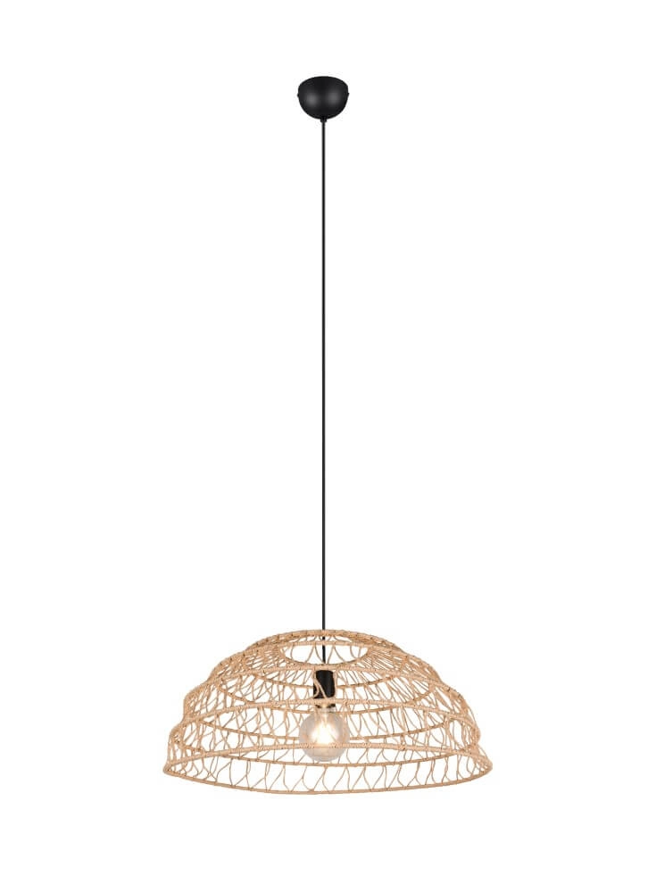 Suspension en rotin Paulette Ø 60cm Suspension en rotin Paulette Ø 60cm