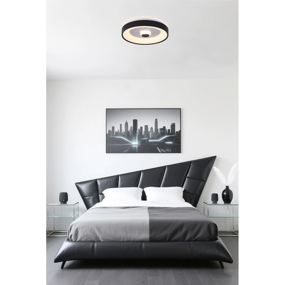 Plafonnier Polka noir Searchlight 5053423304359