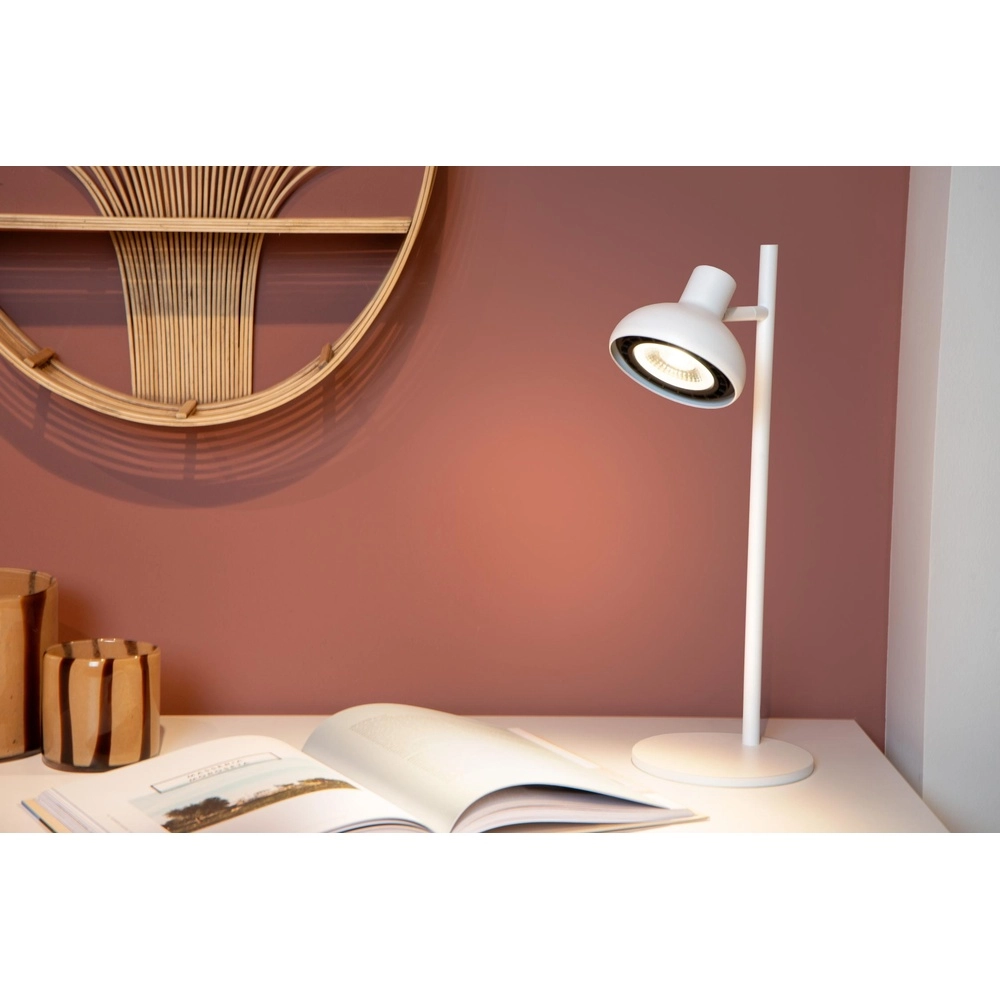 Lampe de bureau Sensas design blanc GU10 ES111 Lucide 5411212303295